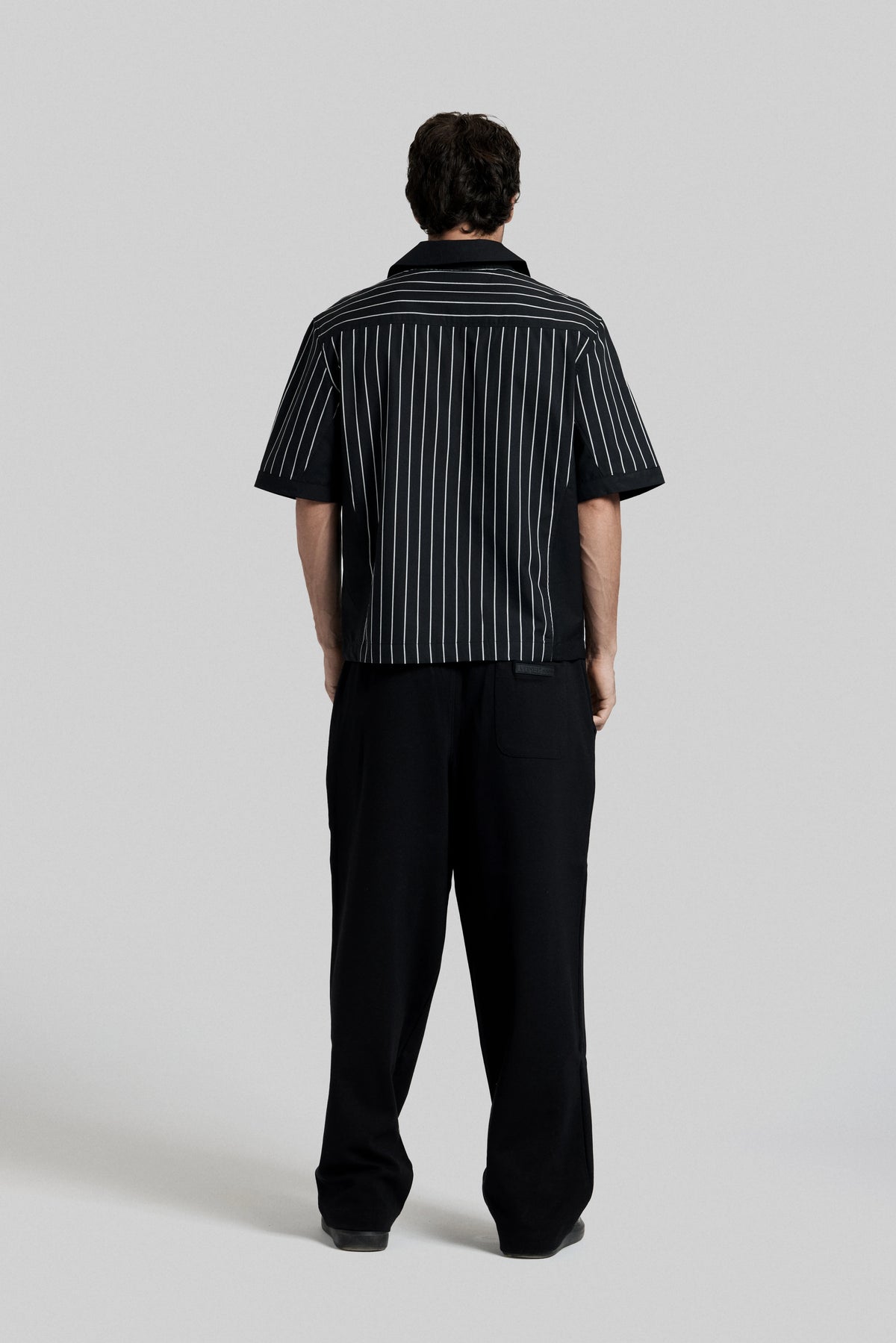 Pinstripe Camp Shirt