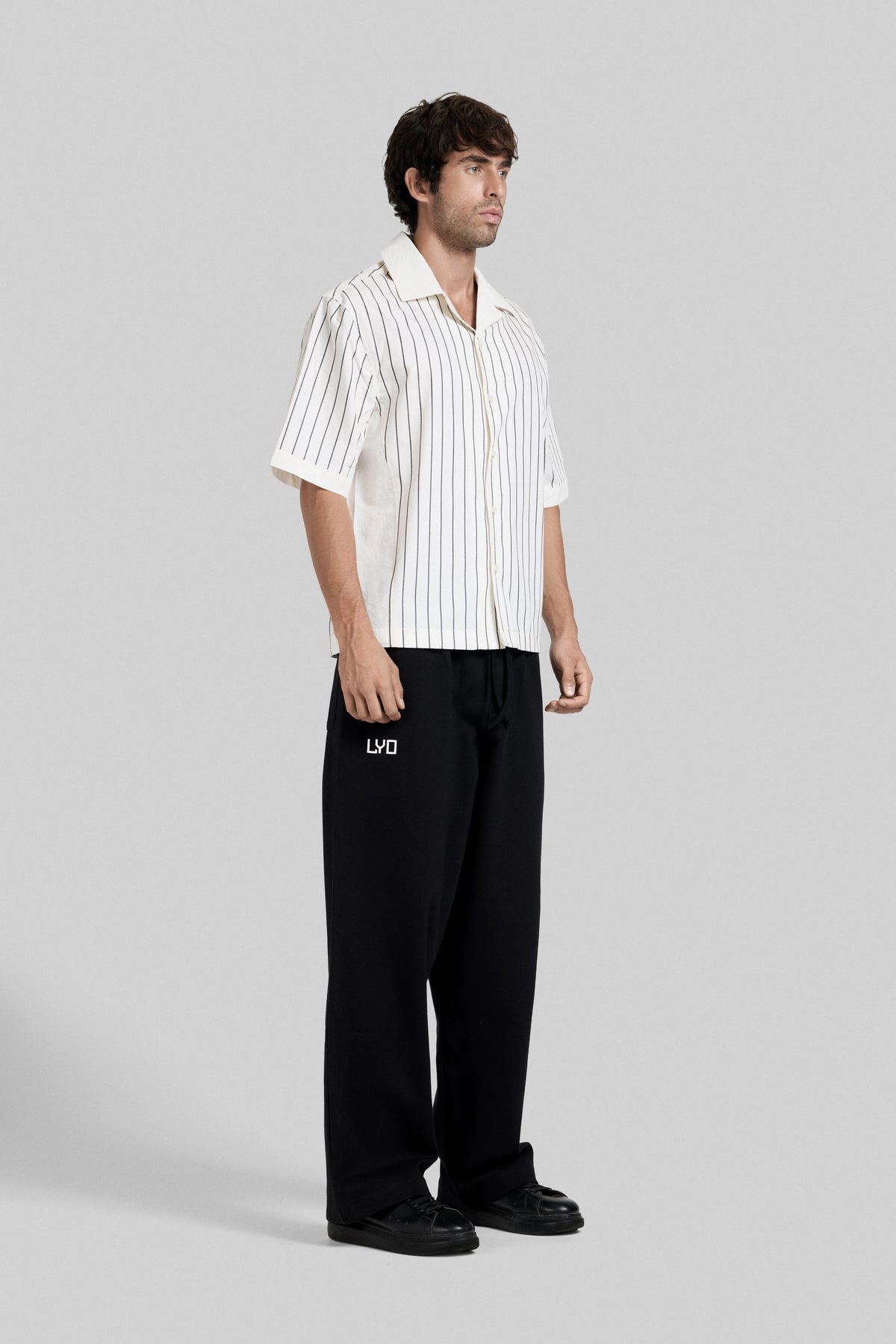 Pinstripe Camp Shirt